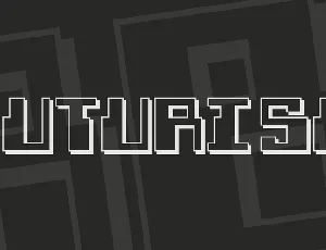 Futurism font