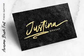 Awesome Brush font