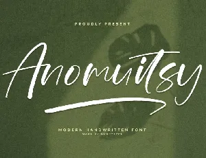 Anomuitsy font