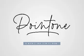 Pointone font