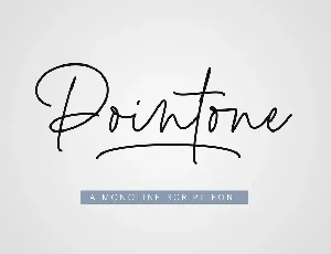 Pointone font