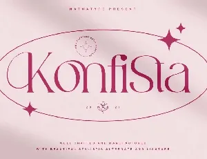 Konfista font