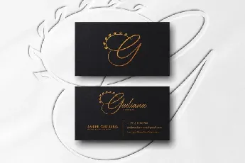 Glamour Line Calligraphy font