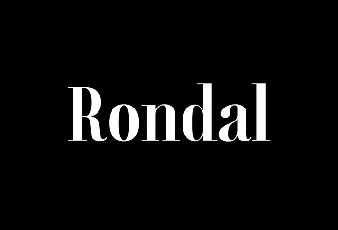 Rondal Serif Family font