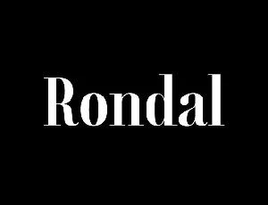 Rondal Serif Family font