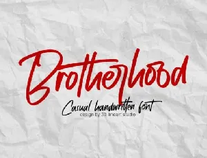 Brotherhood Script font