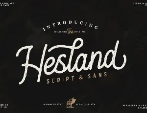 Hesland Vintage Duo font