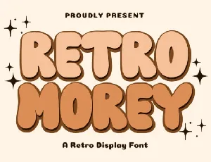 Retro Morey Display font