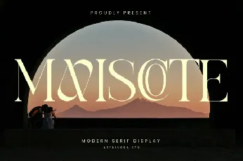 Maviscote font