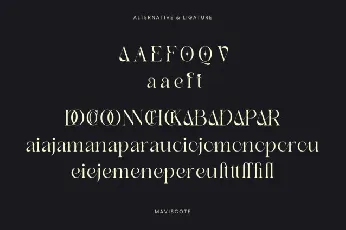 Maviscote font