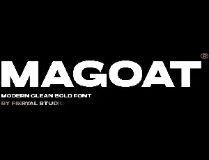 Magoat font