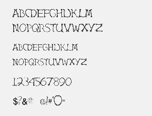 Bu DeBoned font