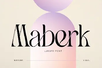 Maberk font