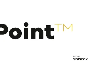 Point Family font