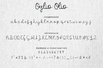 AGlio Olio font