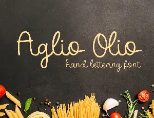 AGlio Olio font