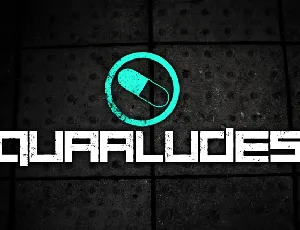 Quaaludes font