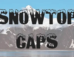 Snowtop Caps font