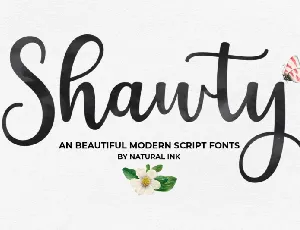 Shawty font