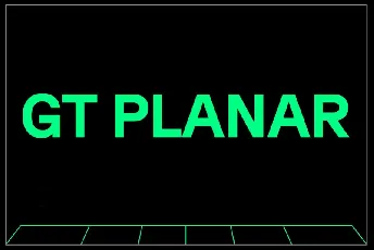 GT Planar Family font