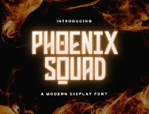 Phoenix Squad Display font