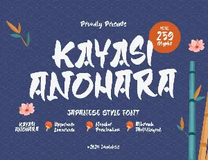 Kayasi Anohara font