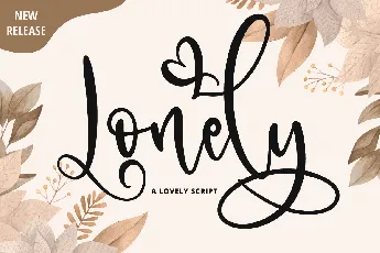 Lonely Personal Use Only font