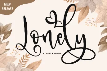 Lonely Personal Use Only font