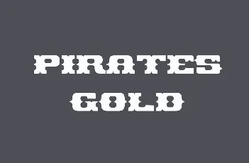 Pirates Gold font