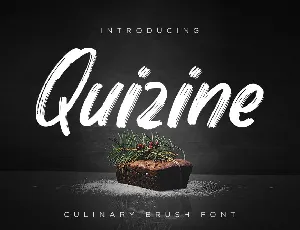 Quizine font