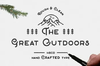 The Great Outdoors font