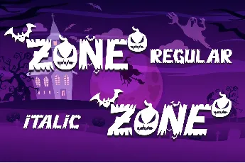 Ghost Zone - Personal Use font