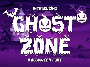 Ghost Zone - Personal Use font