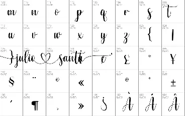 Julio Santa font