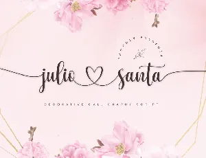 Julio Santa font