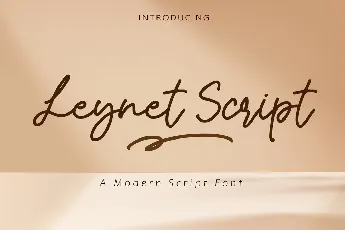 Leynet Script font