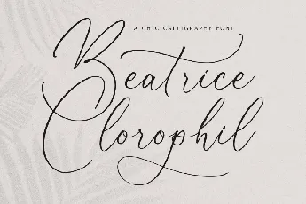 Beatrice Clorophil font