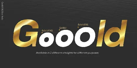 Goldbill font