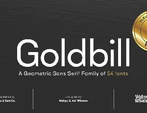 Goldbill font