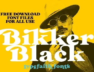 Bikker Black font