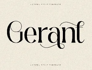 Gerant font