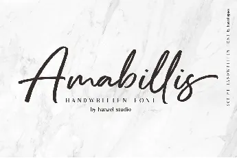 Amabillis font