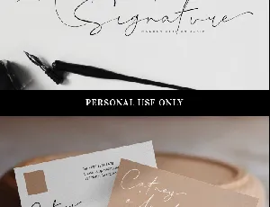 Hillonest Signature font