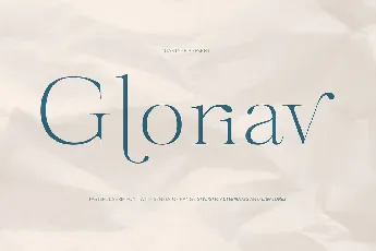 Gloriav font