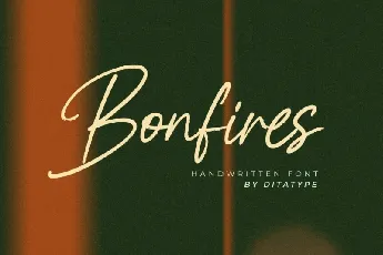 Bonfires font