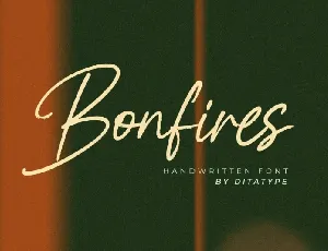 Bonfires font