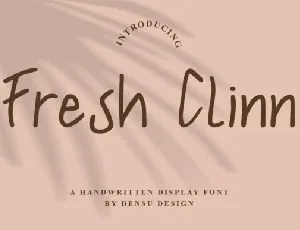 Fresh Clinn font