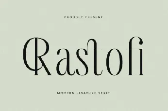 Rastofi font