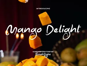 MangoDelightDemo font