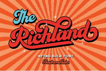 The Richland font